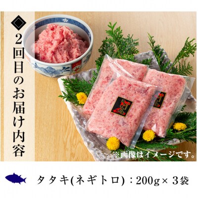 【3か月定期便】天然メバチマグロ!中トロ・赤身・ネギトロ(総量1.8kg)