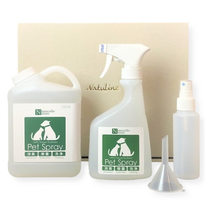 ナノコロナチュレペットスプレーセット(詰め替え用2回分&小分け容器付)