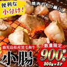 【数量限定】鹿児島県産黒毛和牛の小腸 ホルモン 900g(300g×3P)