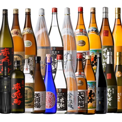 いちき串木野市の7蔵元の本格芋焼酎飲み比べ!合計12種33本詰合せセット