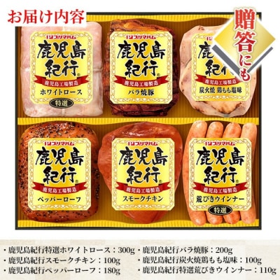 【令和7年お中元期間限定】鹿児島紀行ギフト6種類 詰合せ H-777N