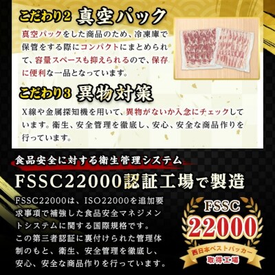 鹿児島県豚肉 恵味の黒豚しゃぶしゃぶセット(肩ロース300g×2P•ばら300g×4P) 1.8kg