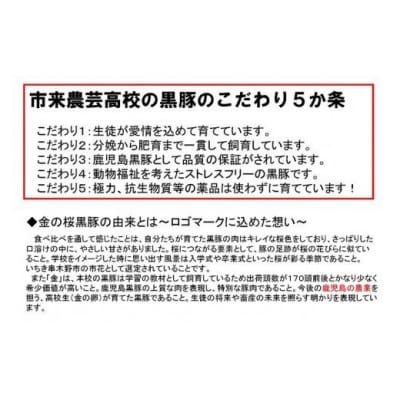 レンジでチン!金の桜黒豚 6食分「黒豚丼(180g×6袋)」