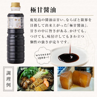 極甘醤油セット 500ml×5本 鹿児島 醤油 サクラカネヨ