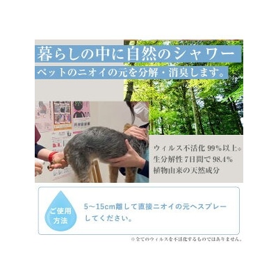 【令和7年お歳暮対応】ナノコロナチュレSSSEN ペットスプレーセット