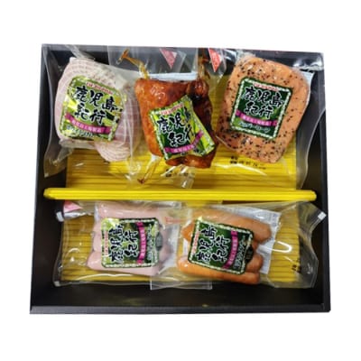 【令和7年お歳暮期間限定】鹿児島紀行ギフト H-510NR ホワイトももハム・焼豚等5種詰合せセット