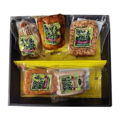 【令和7年お歳暮期間限定】鹿児島紀行ギフト H-535NR 肩ロース・焼豚等 5種 詰合せ セット