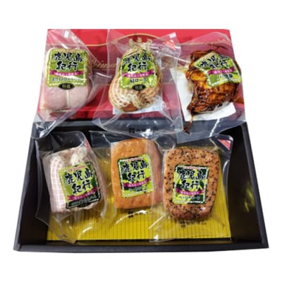 【令和7年お歳暮期間限定】鹿児島紀行ギフト H-870NR 肩ロース・バラ焼豚等 6種 詰合せセット