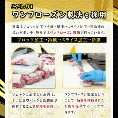 <6か月定期便>鹿児島県産豚肉 恵味の黒豚しゃぶしゃぶセット計9.0kg