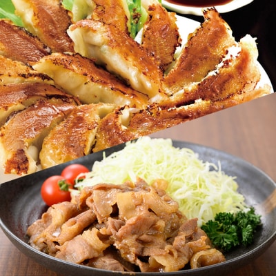国産 豚肉 使用! 2種のたれ漬け豚肉と4種の黒豚生餃子 食べ比べ 惣菜 セット