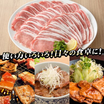 6か月定期便 鹿児島県産 豚肉 豚ロース 300g×6P×6回 (生姜焼き・豚丼・焼肉におすすめ)