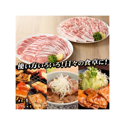 さつま香潤豚 ロース・バラ焼き材用(生姜焼き・豚丼・焼肉)