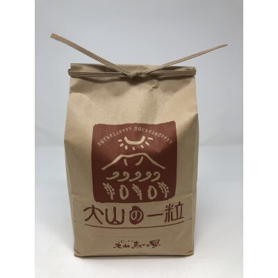 大山町産こしひかり【大山の一粒】(玄米) 2kg (令和6年産)
