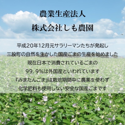 白ごま(煎り・すり)2種セット【MI747】