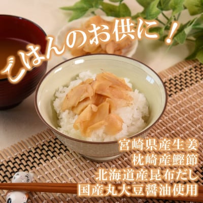 おかか生姜8袋(1袋あたり120g計960g)【MI721】