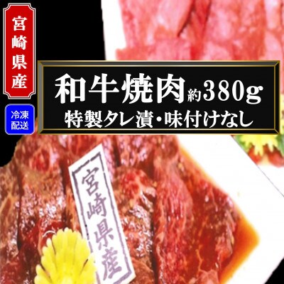 宮崎和牛 特製タレ漬焼肉用 タレ無し焼肉用セット