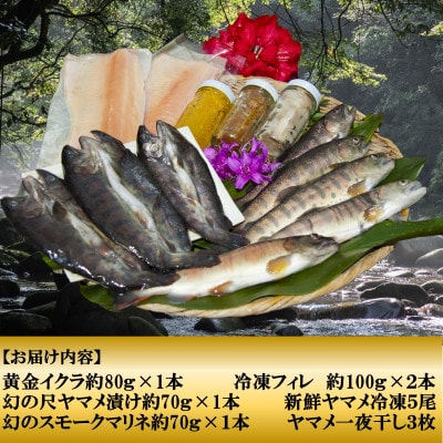 黄金イクラと渓流のヤマメ逸品セットB【B-0206】
