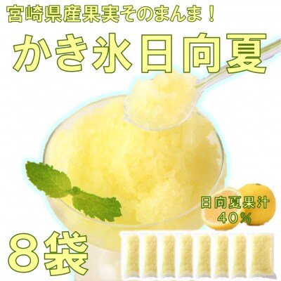 宮崎果実のふわふわかき氷日向夏8袋【MI637】
