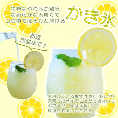 宮崎果実のふわふわかき氷レモン4袋【MI665】