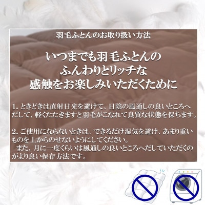 暖色系カラー日本製羽毛合掛ふとん0.8kgシングルサイズ(150cm×210cm)【MI036】