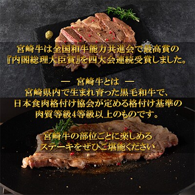 【毎月定期便】総量約2.45kg宮崎牛希少部位込みステーキ・焼肉【MI240】(三股町)全6回
