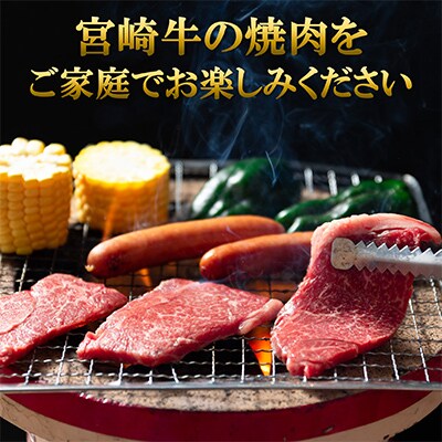 【毎月定期便】総量約1.6kg宮崎牛焼肉味わいセット肩ロースモモバラ【MI243】(三股町)全3回