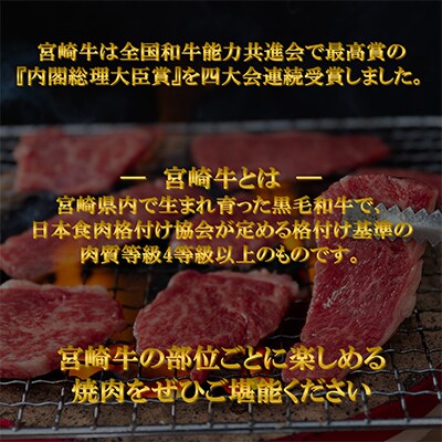 【毎月定期便】総量約1.6kg宮崎牛焼肉味わいセット肩ロースモモバラ【MI243】(三股町)全3回