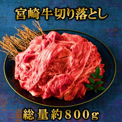 宮崎牛切り落とし800g(200g×4)(三股町)【MI196】