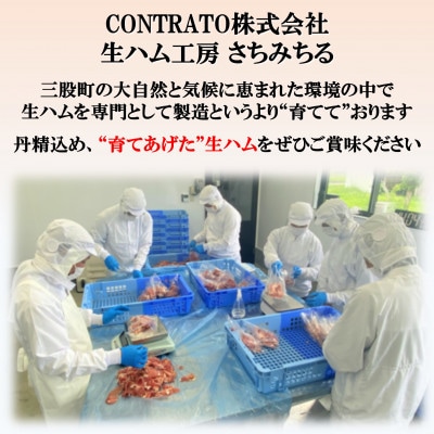 【訳あり】国産鶏むね生ハム切り落とし600g(150g×4)【MI670】