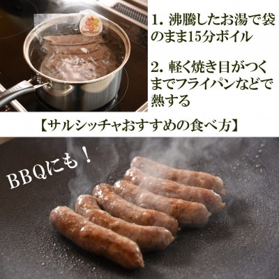 肉バルセット　国産生ハム3種と肉汁サルシッチャ合計700g【MI737】