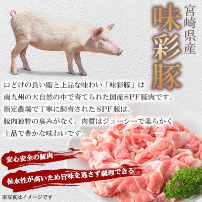 宮崎県産 豚肉切り落とし 合計約3.5kg(三股町)
