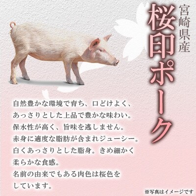 桜印ポークよりどりセット 約3.8kg(三股町)