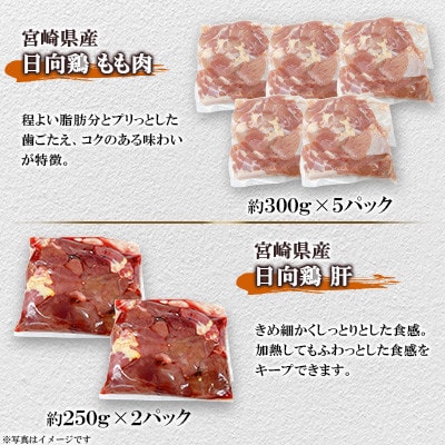 宮崎県産日向鶏 焼肉セット 約3kg(三股町)