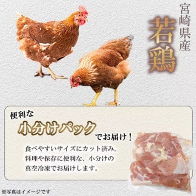 宮崎県産若鶏焼肉セット 約4.2kg(三股町)【MI445】