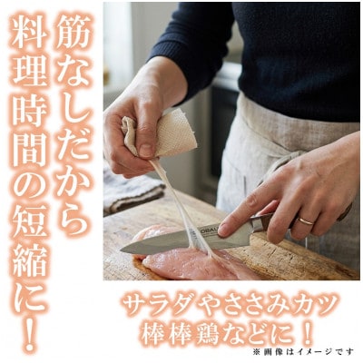 宮崎県産若鶏筋なしささみ約5kg(250g×20)(三股町)【MI513】