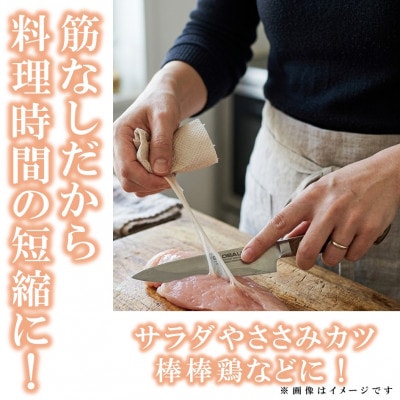 【毎月定期便】宮崎県産若鶏筋なしささみ 約1kg(250g×4)【MI791】(三股町)全3回