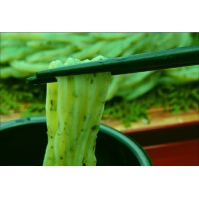 めん一の純生「練りこみワカメザル」うどん(12人前)【H-71】