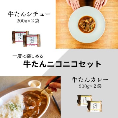 牛たんニコニコセット【B-43】