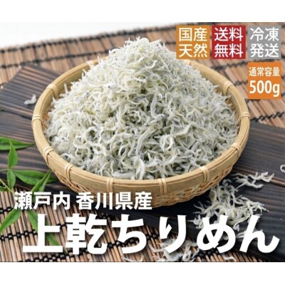 ちりめんじゃこ!!【予約受付中:旬に獲れ立て発送!】上乾ちりめん(500g)【L-76】