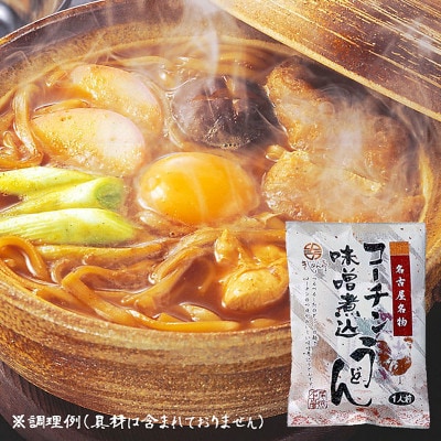 コーチン手折りみそ煮込うどん(10食)