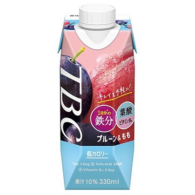 TBC 鉄分+葉酸+ビタミンB12 プルーン&もも 12本入り