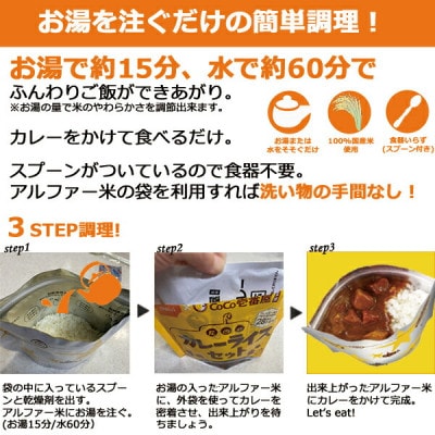 Coco壱番屋監修 尾西のマイルドカレーライスセット 10食セット