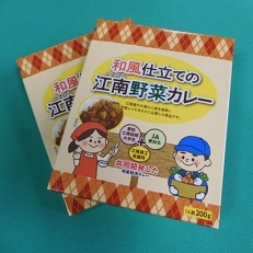 江南特産品 和風仕立ての「江南野菜カレー」10食セット