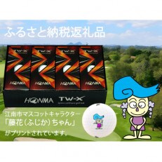 藤花ちゃんゴルフボール白(3ダース)【HONMA TW-X】