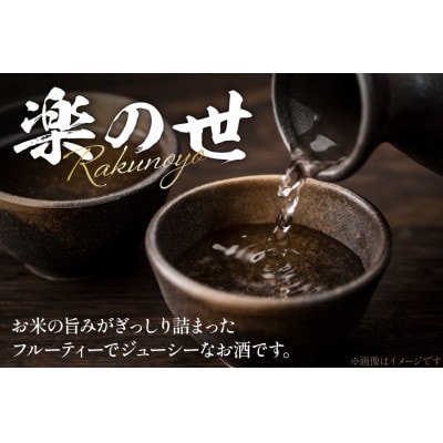 楽の世　山廃純米無濾過生原酒　720ml×1本