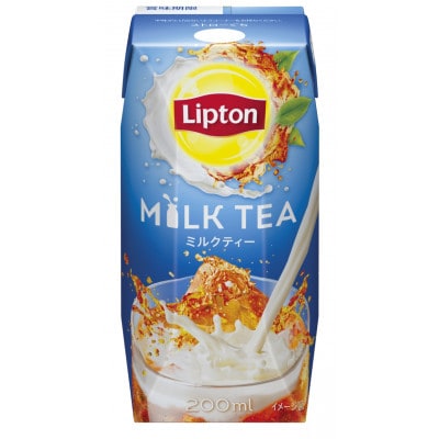 リプトン ミルクティー 200ml×24本 森永乳業 紅茶飲料 プリズマパック