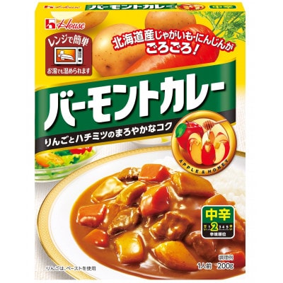 ハウス バーモントカレー 中辛 ×10個 レトルト食品  レンジ調理対応