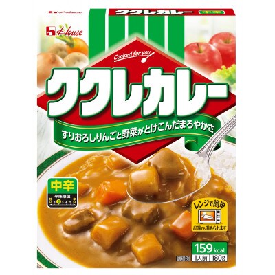 ハウス ククレカレー 中辛&辛口 ×各10個 レトルト食品 レンジ調理対応