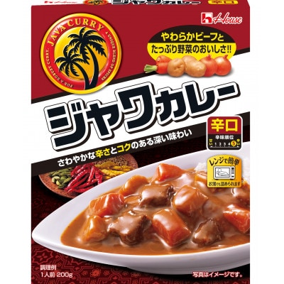 ハウス レトルトジャワカレー 辛口 ×20個 レトルト食品 レンジ調理対応