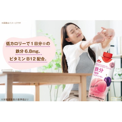 森永サプリメントウォーター 鉄分 香るもも水 330ml ×12本 森永乳業